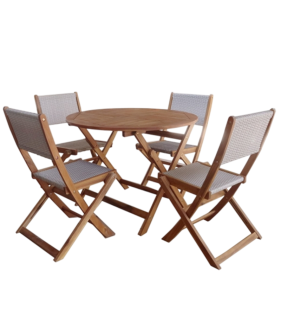 Набор садовой мебели из акации, 5 предметов, TP4093